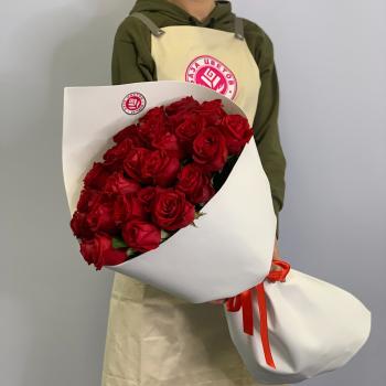 Букеты из красных роз 50 см (Эквадор) №: 855ul
